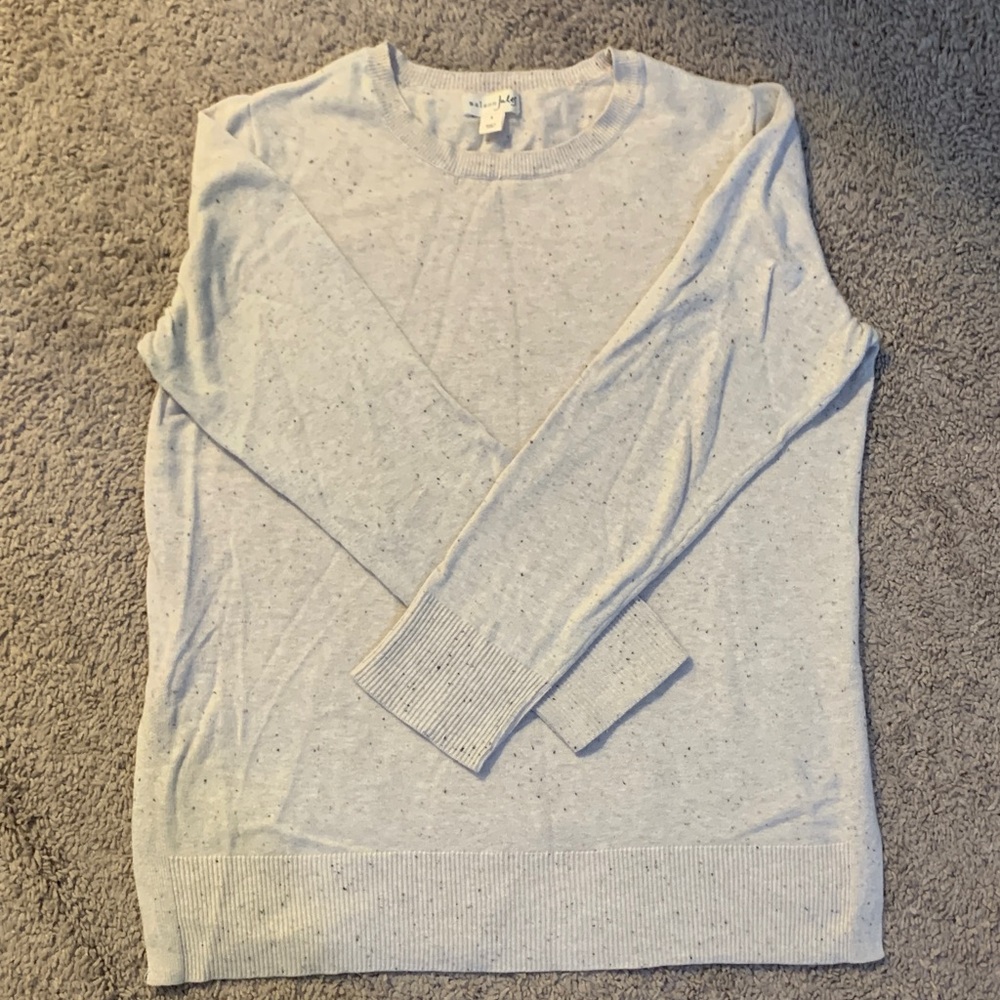 Maison Jules Heathered Tan Knit Top